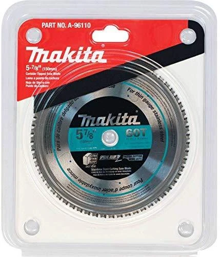 Makita T.C.T. pjūklas SPECIALIZED 150X1.1X20mm 0° T60 B-47173 T.C.T • 150 x20 mm • T60 • 0° • Metalui/Nerūd. plienui