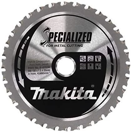 Makita T.C.T. pjūklas SPECIALIZED 150X1.5X20mm 0° T32 B-47036 T.C.T • 150 x20 mm • T32 • 0° • Metalui