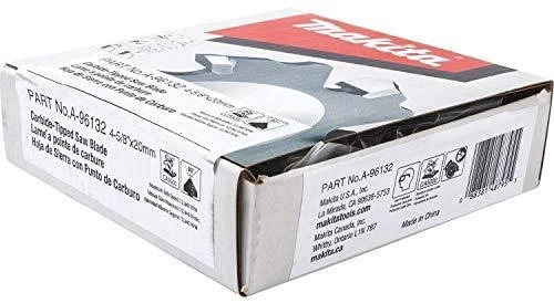Makita T.C.T. pjūklas SPECIALIZED 118X14X20mm 5° T6 B-48832 T.C.T • 118 x20 mm • T6 • 5° • Kompozitinėm aliuminio plokštėms