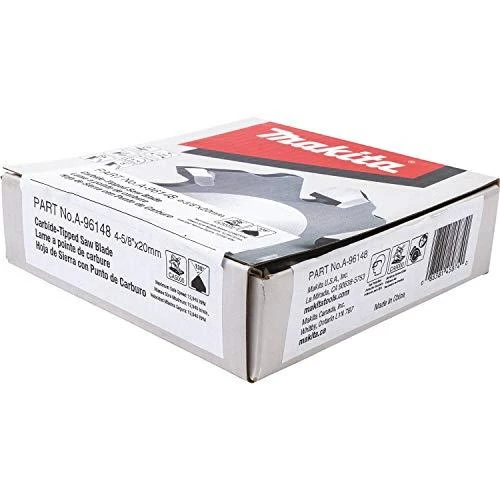 Makita T.C.T. pjūklas SPECIALIZED 118X18X20mm 5° T6 B-48860 T.C.T • 118 x20 mm • T6 • 5° • Kompozitinėm aliuminio plokštėms