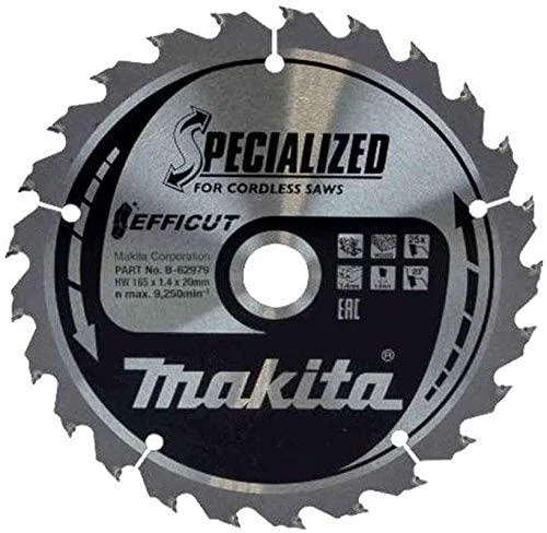 Makita B-62979 T.C.T. pjovimo diskas 165X1.4X20mm 23° T25 EFFICUT