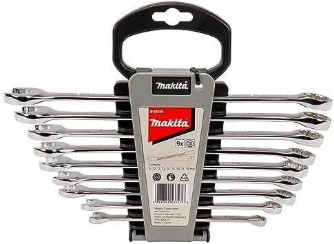 Makita Kombinuotų veržliarakčių komplektas 9vnt B-65539