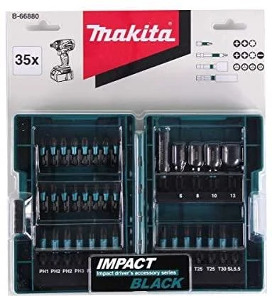 MAKITA Sukimo antgalių rinkinys IMPACT 35 vnt. B-66880