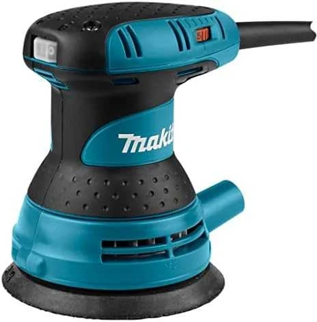 Makita BO5031K Ekscentrinis šlifuoklis, 300 W, 125 mm, 4000-12000 min-1, 2,8 mm, lagaminas, 1,3kg
