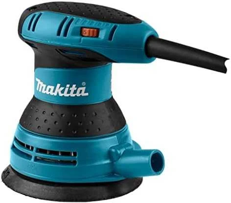 Makita BO5031K Ekscentrinis šlifuoklis, 300 W, 125 mm, 4000-12000 min-1, 2,8 mm, lagaminas, 1,3kg