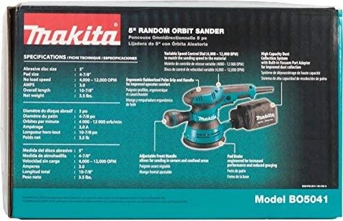 Makita Ekscentrinis šlifuoklis BO5041 125 mm