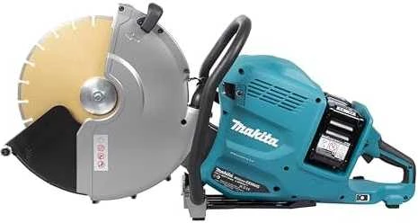 Makita CE002GZ01 Akumuliatorinis pjūklas (Pjaustytuvo modelis, skirtas sausam pjovimui ir naudojimui su dulkių siurbliu) XGT, 40V MAX x2 (80V MAX), diskas 355mm, max 127mm BL-M, 14.1kg, Be akumuliatorių ir kroviklio! Komplektaciniai diskai D-56998