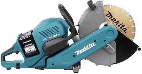Makita CE002GZ01 Akumuliatorinis pjūklas (Pjaustytuvo modelis, skirtas sausam pjovimui ir naudojimui su dulkių siurbliu) XGT, 40V MAX x2 (80V MAX), diskas 355mm, max 127mm BL-M, 14.1kg, Be akumuliatorių ir kroviklio! Komplektaciniai diskai D-56998
