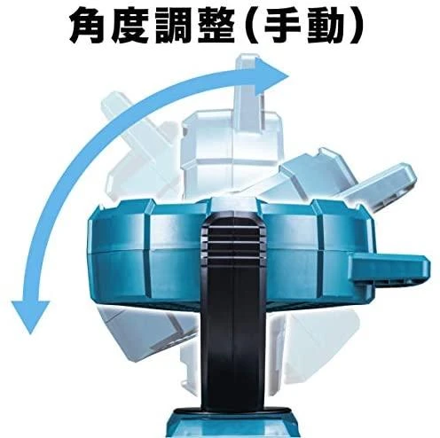 Makita CF001GZ Ventiliatorius XGT, 40V Max, 235mm su automatinio sukiojimo funkcija, "Z" versija - komplektuojamas be akumuliatoriaus ir kroviklio