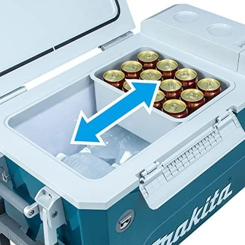 Makita CW002GZ Akumuliatorinis maisto šaldytuvas-šildytuvas XGT / LXT / 230V / 12-24V / 50L