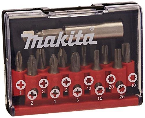 Makita Sukimo antgalių komplektas 12 vnt. D-31083 (PH, PZ, TX, 25mm, magnetic holder )