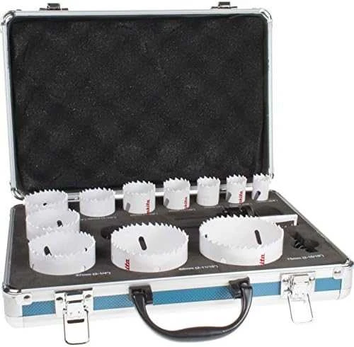 Makita D-47298 - Komplektas - Metalas,Mediena - 19,22,25,29,35,38,44,51,57,68,75 mm - 14 vnt. - 11 vnt.
