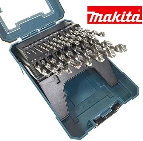 Grąžtas Makita Grąžtų komplektas 19 vnt. (1-10mm) metalui HSS-G D-67549