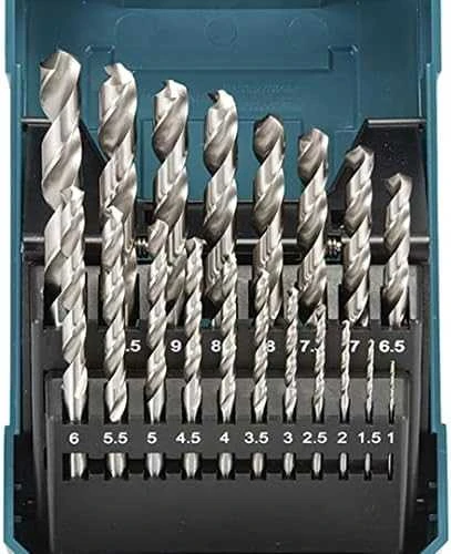 Grąžtas Makita Grąžtų komplektas 19 vnt. (1-10mm) metalui HSS-G D-67549