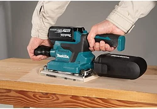 Plokštuminis šlifuoklis Makita DBO380RTJ; 18 V; 2x5,0 Ah akum.