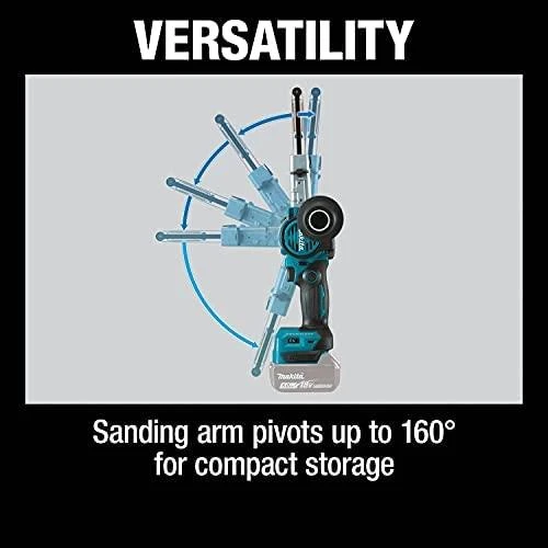 Makita DBS180Z Akumuliatorinis juostinis šlifuoklis, 18V, BL-motor, 9 x 533 mm, 1,8kg, Be akumuliatorių ir kroviklio!