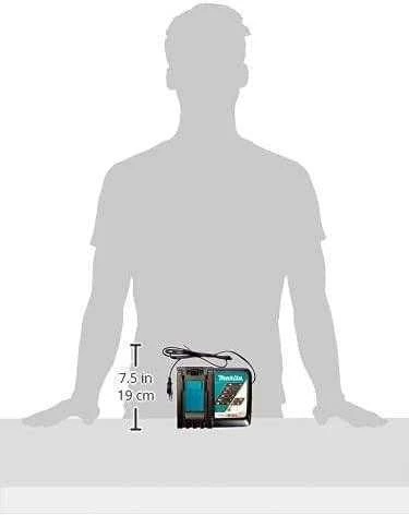 Makita 195584-2 Kroviklis DC18RC 14,4-18 V Li-ion RAPID krovimo laikas 15/22min, CARTON