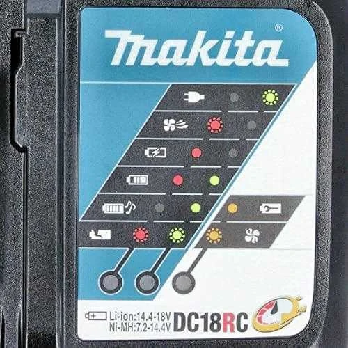 Makita 195584-2 Kroviklis DC18RC 14,4-18 V Li-ion RAPID krovimo laikas 15/22min, CARTON
