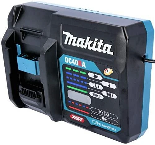 Makita DC40RA greitasis kroviklis, šoninis kampas