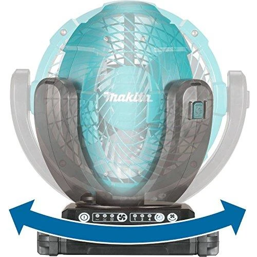 Makita DCF102Z Akumuliatorinis ventiliatorius 14,4/18V, Be akumuliatorių ir kroviklio!