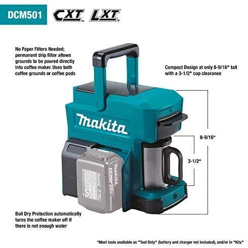 Makita DCM501Z Kavos aparatas CXT/LXT