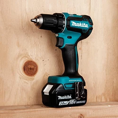Makita DDF485Z Akumuliatorinis gręžtuvas, 18 V, 50/25 Nm, 1,7kg, LED, BL-motor, Be akumuliatorių ir kroviklio!