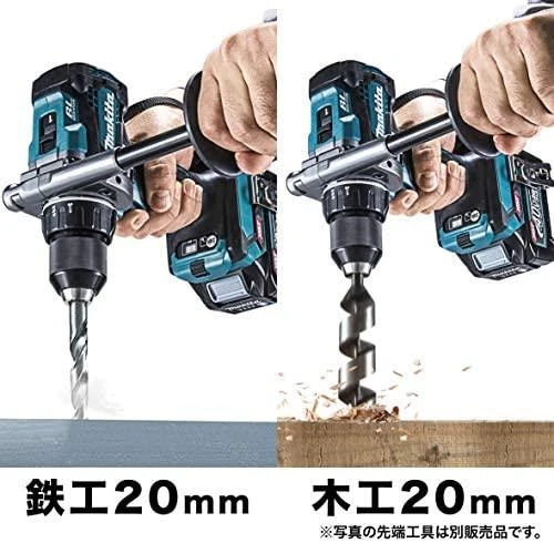 Makita DF001GZ Akumuliatorinis gręžtuvas-suktuvas XGT, 140/68Nm, bešepetėlinis variklis, 13mm metalinis griebtuvas, "Z" versija - komplektuojamas be akumuliatoriaus ir kroviklio