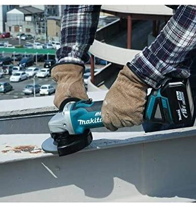 Makita Akumuliatorinis kampinis šlifuoklis DGA504ZJ 18V, 125mm su lagaminu (Be akum. ir kroviklio)
