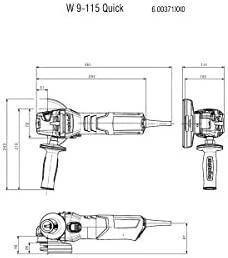 Makita Kampinis šlifuoklis DGA506ZJ, 18V, 125mm, be akumuliatoriaus ir kroviklio