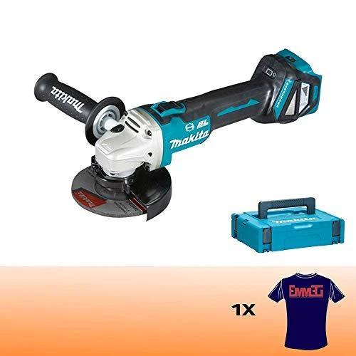 Makita DGA513ZJ 125mm šlifuoklis su lagaminu ir marškinėliais