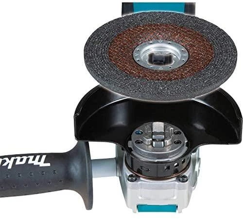 Makita DGA519Z Akumuliatorinis kampinis šlifuoklis, greičio reguliavimas 3000-8500min-1, 18V, ø125mm, X-LOCK, komplektuojama be akumuliatorių ir kroviklio!