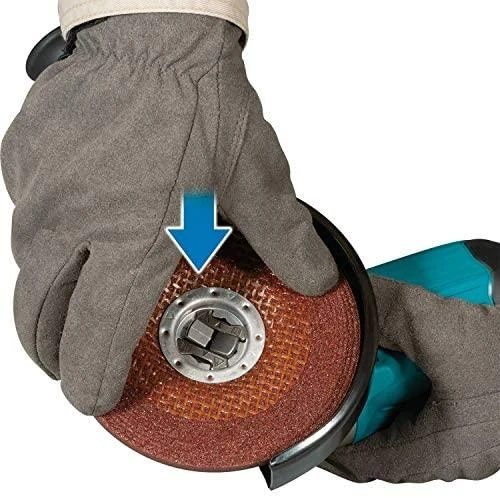 Makita DGA519Z Akumuliatorinis kampinis šlifuoklis, greičio reguliavimas 3000-8500min-1, 18V, ø125mm, X-LOCK, komplektuojama be akumuliatorių ir kroviklio!