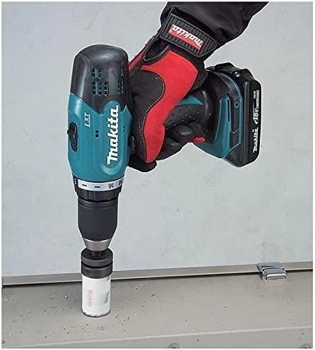 MAKITA smūginis suktuvas gręžtuvas DHP453SFE, 18V 2x3.0Ah 42/27Nm