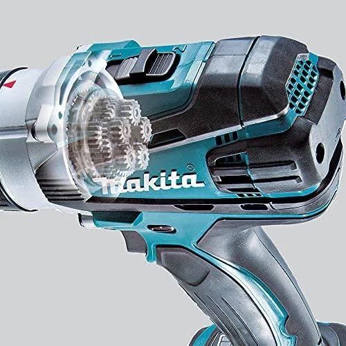 Akumuliatorinis smūginis gręžtuvas MAKITA DHP458Z 18V be akumuliatorių ir įkroviklio