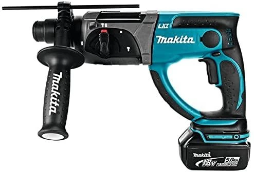 Makita DHR202RTJ Akumuliatorius perforatorius, 18 V, 2x 5,0 Ah Li-ion, SDS-PLUS, 1,9J, LED, MAKPACK