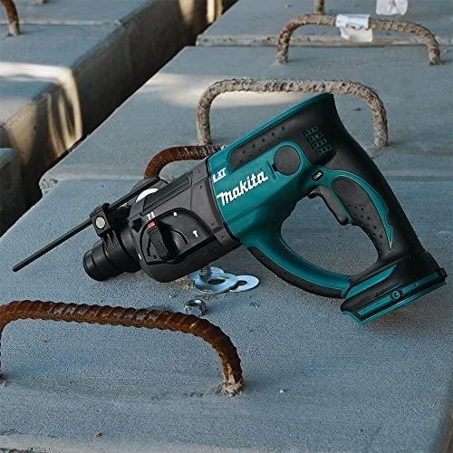 Makita DHR202Z Akumuliatorinis perforatorius, 18 V, SDS+, LED, Be akumuliatorių ir kroviklio!