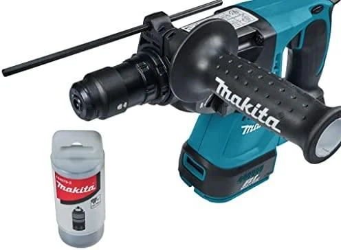 Makita DHR243RTJW Akumuliatorinis perforatorius 18 V 2x 5,0 Ah Li-ion, SDS-PLUS 2,0 J, 3,3kg LED, greitai pakeičiamas grąžto griebtuvas, BL-motor