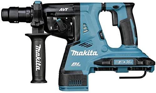 Makita DHR283ZJU Akumuliatorinis perforatorius, 2X18 V, AWS, SDS-PLUS, 2,8J LED, Be akumuliatorių ir kroviklio!