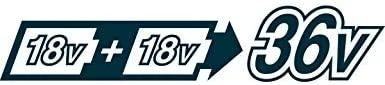 Makita DHS782Z Akumuliatorinis diskinis pjūklas, 2x18V, 62,5 mm, ø190x30mm, Be akumuliatorių ir kroviklio!