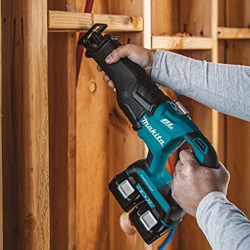 Makita DJR360Z Akumuliatorinis tiesinis pjūklas 2x18 V, Be akumuliatorių ir kroviklio!