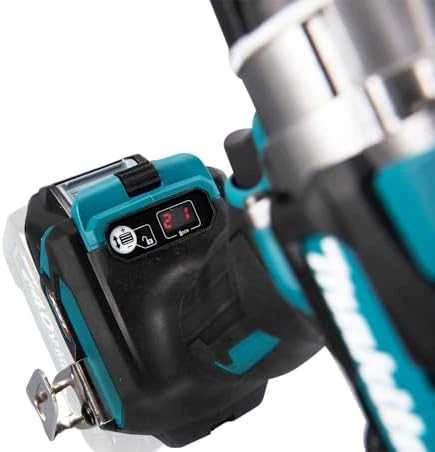 Makita DK0124G201 XGT Akumuliatorinių įrankių komplektas DF001G + GA005G + DC40RA + BL4040x2 + MAKPAC lagaminas (2 vnt Combo)