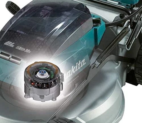 Akumuliatorinė savaeigė vejapjovė MAKITA DLM532Z 18Vx2, 53 cm, 4in1, be akumuliatorių ir kroviklio