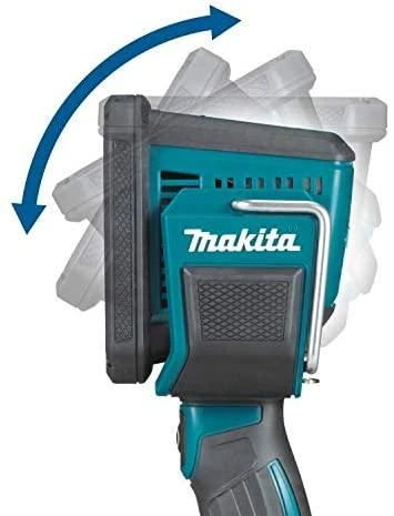 Makita Akumuliatorinis LED prožektorius DML812 14,4V / 18V LXT® • 1250 lm • komplektuojamas be akumuliatoriaus ir kroviklio.