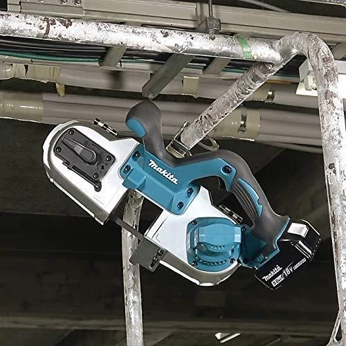 Makita DPB182Z Akumuliatorinis juostinis pjūklas, 64x64 mm,18V, aliuminio, be akumuliatoriaus ir kroviklio