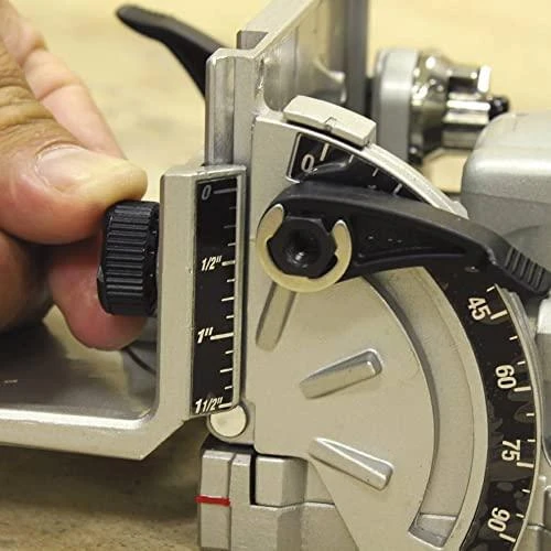 Akumuliatorinė sujungimų freza Makita DPJ180Z, 18 V Li-ion, Be akumuliatorių ir kroviklio