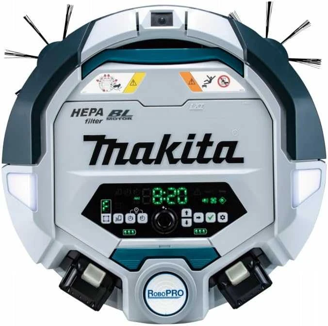 Makita DRC300Z Akumuliatorinis Robotų dulkių siurblys 2x18 V Li-ion, Be akumuliatorių ir kroviklio!