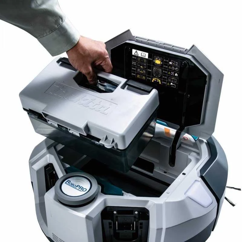 Makita DRC300Z Akumuliatorinis Robotų dulkių siurblys 2x18 V Li-ion, Be akumuliatorių ir kroviklio!