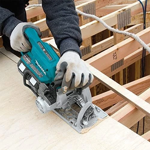 Makita DRS780Z Akumuliatorinis diskinis pjūklas, 2x18V, 65 mm, ø185x30mm, Be akumuliatorių ir kroviklio!