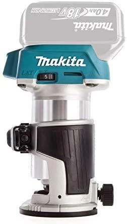 KRAŠTŲ FREŽUOJA MAKITA 18V 2x5,0Ah PRIEDAI MAKPAC DRT50RTJX2