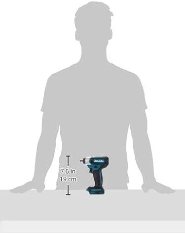 Makita DTW180Z Akumuliatorinis smūginis veržliasukis 18V, 180 Nm, LED 3/8", Be akumuliatorių ir kroviklio!
